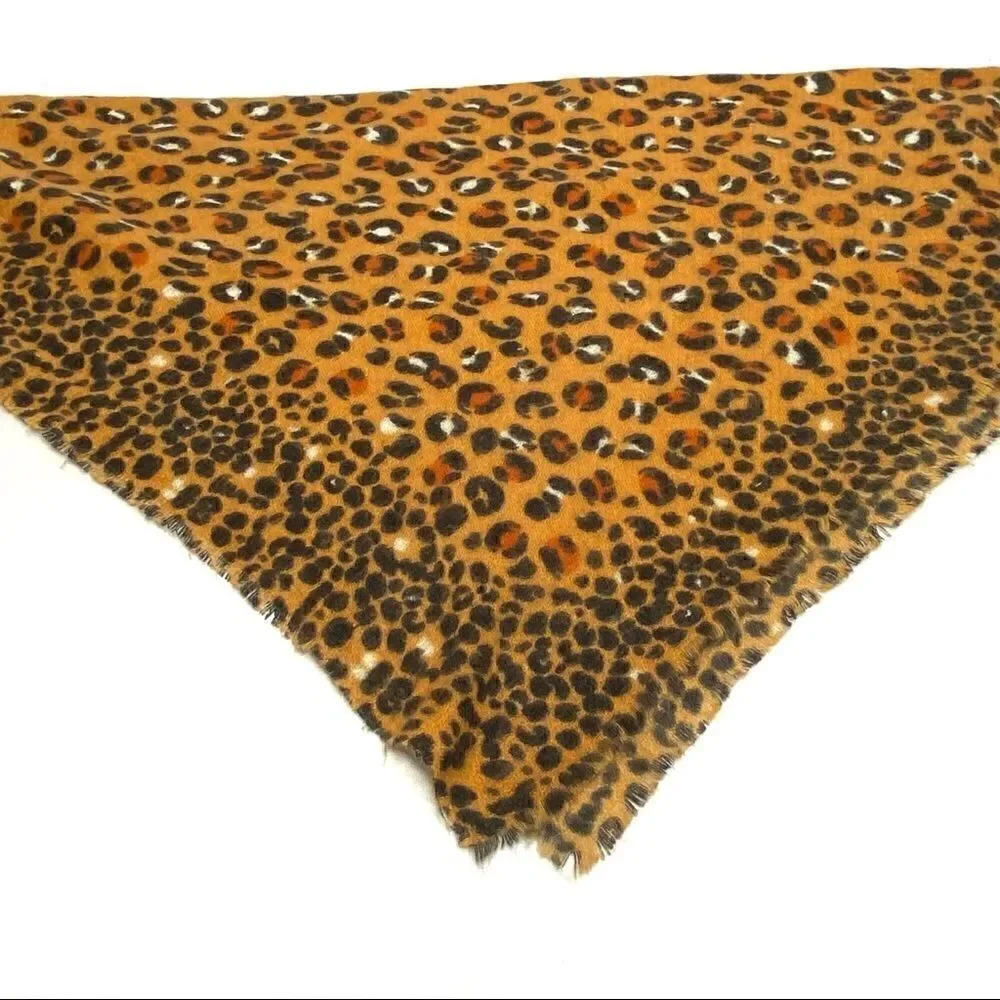 Zara accessories leopard print scarf size 32” X 31”